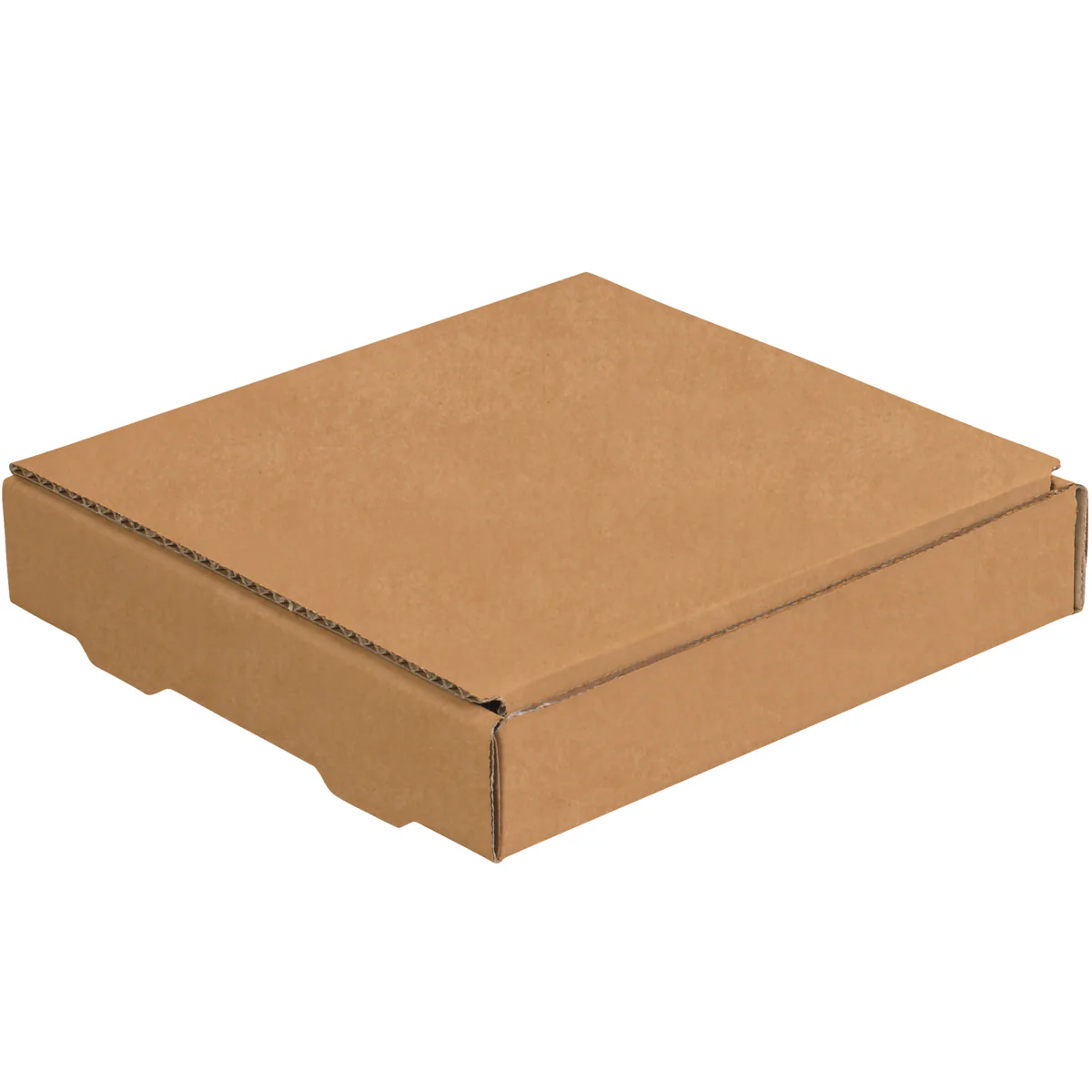 7 3/8 x 7 3/8 x 1 3/8 Brown Corrugated Literature Mailers 50/Bundle