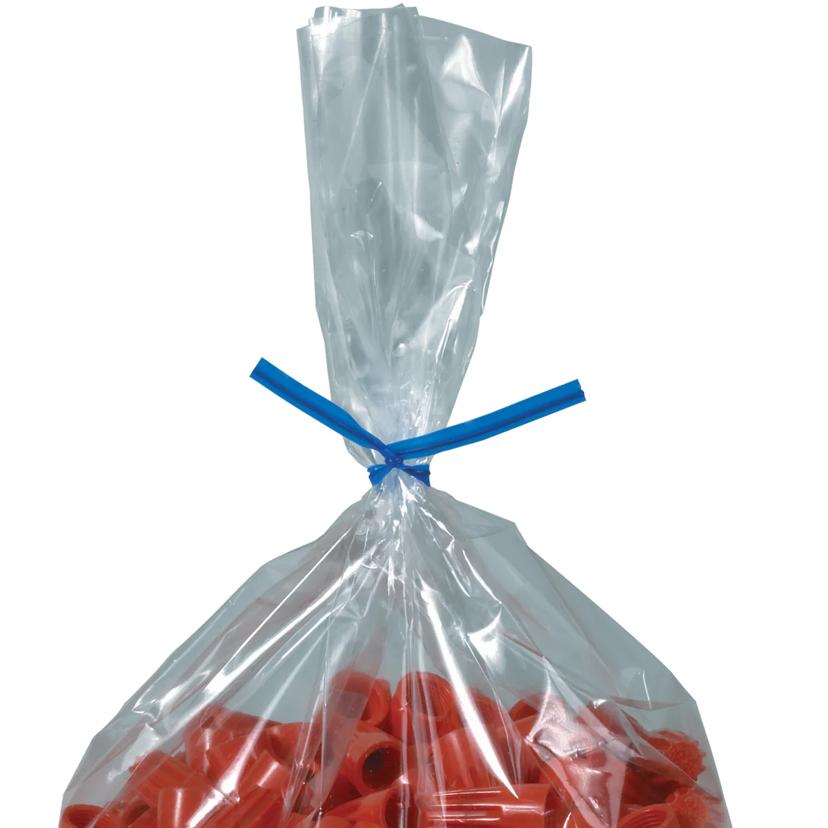 7 x 5/32 Blue Plastic Twist Ties 2000/Case