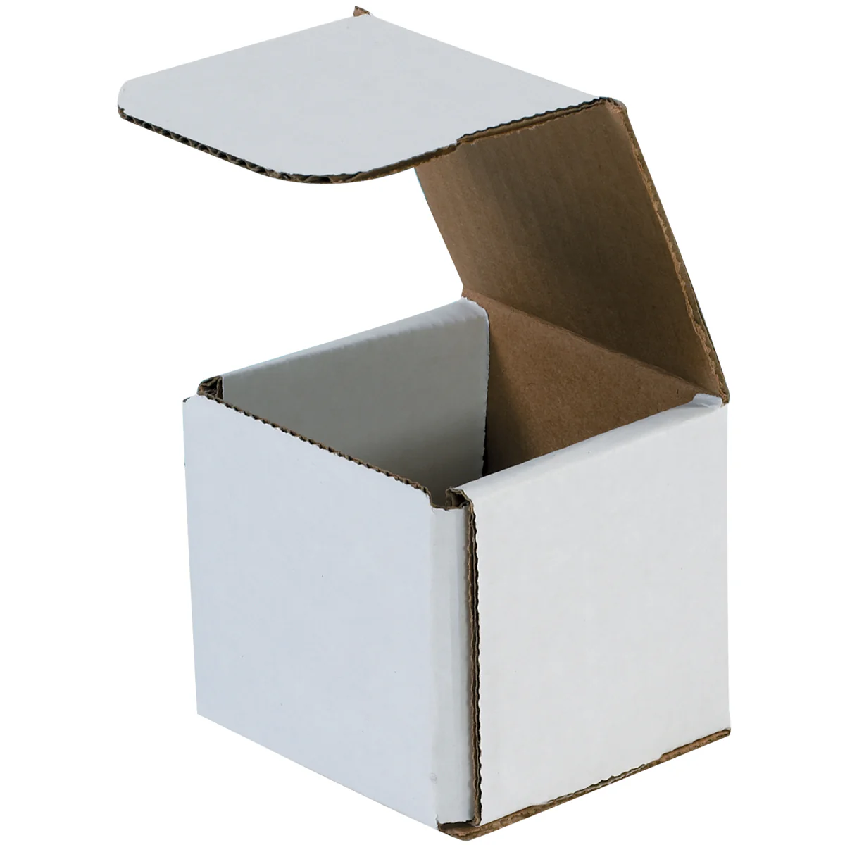 7 x 7 x 7 White Corrugated Mailers 50/Bundle