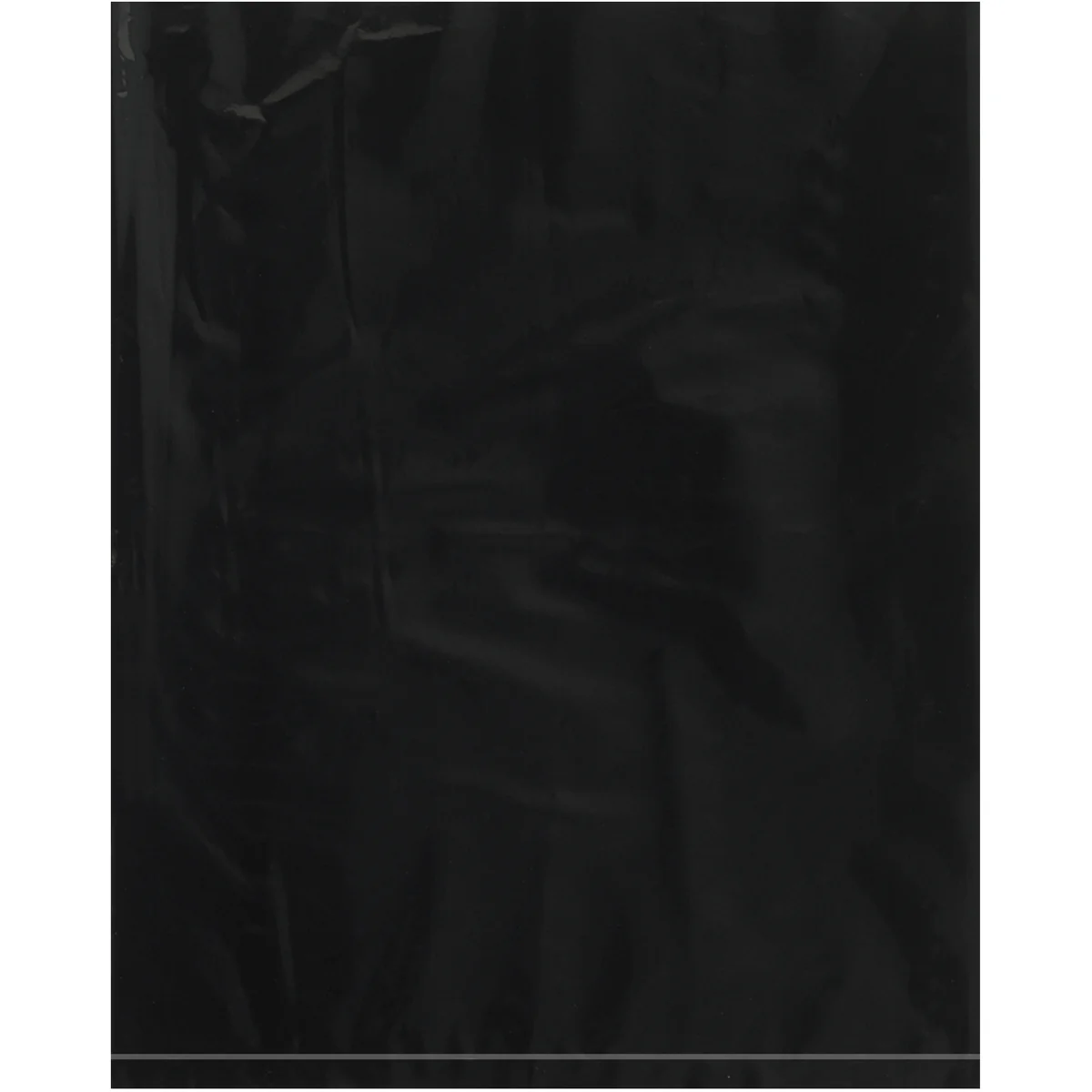 8 x 10 - 2 Mil Black Flat Poly Bags 1000/Case
