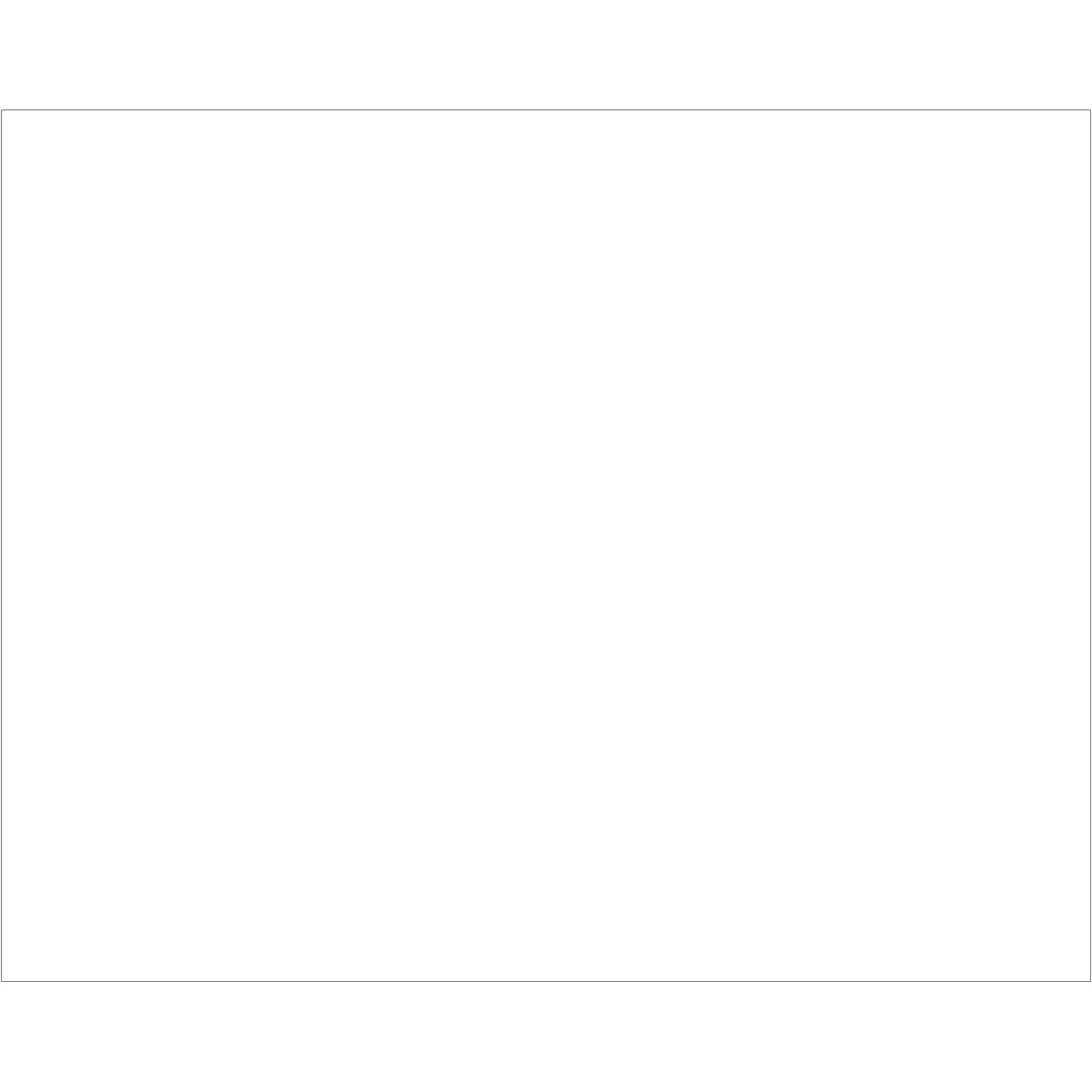 8 x 10" - White Block Out Labels 250/Roll