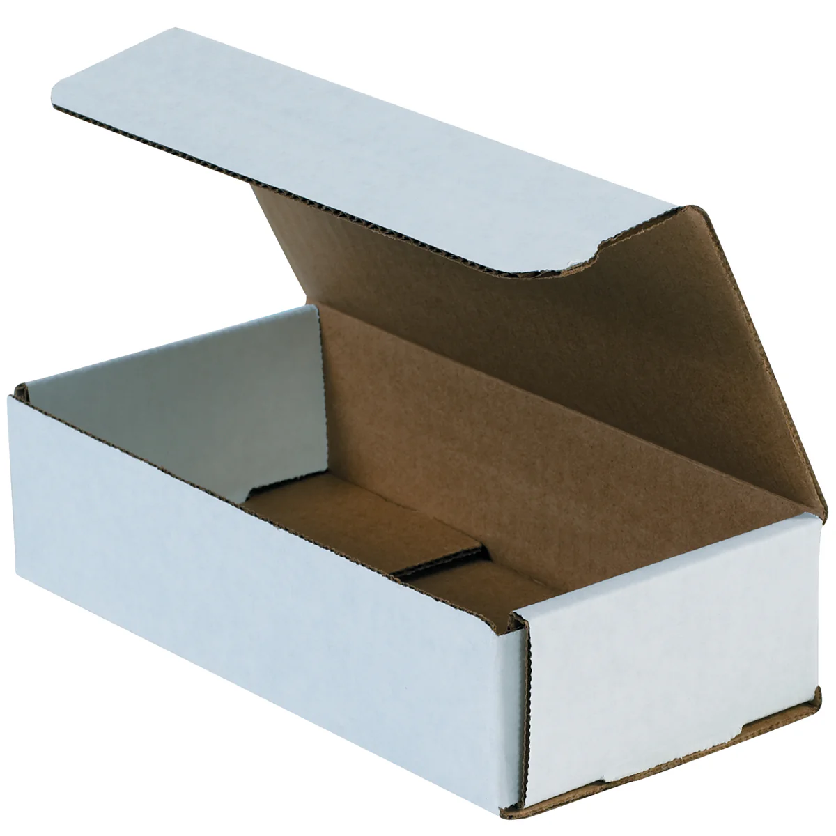 8 x 5 x 1 White Corrugated Mailers 50/Bundle