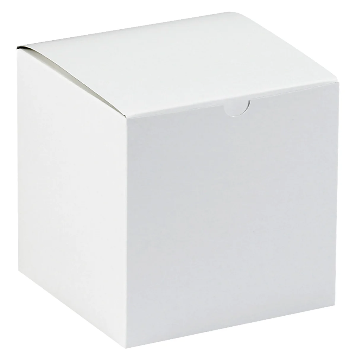8 x 8 x 8 White (Flat Finish) Gift Box 100/Case