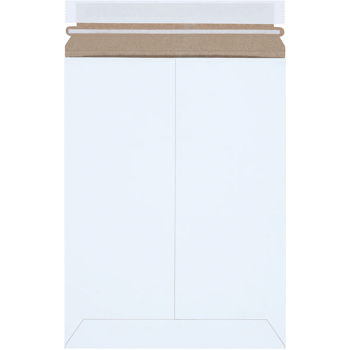 9 x 11 1/2 Self-Seal White Rigid Mailer 100/Case