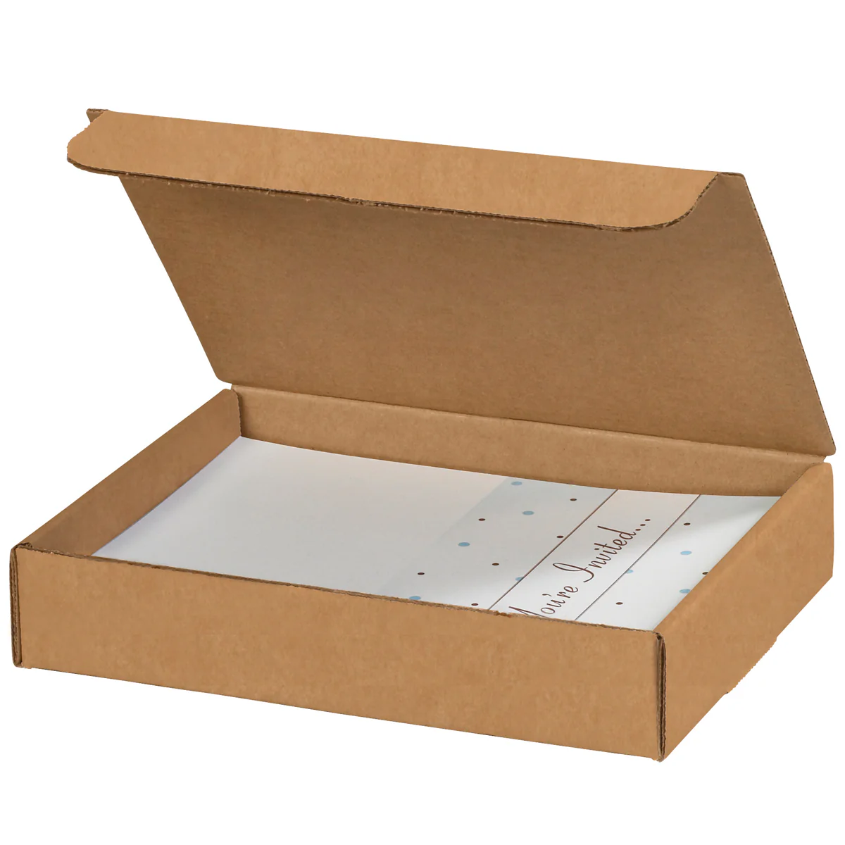 9 x 6 1/2 x 1 3/4 Brown Corrugated Literature Mailers 50/Bundle
