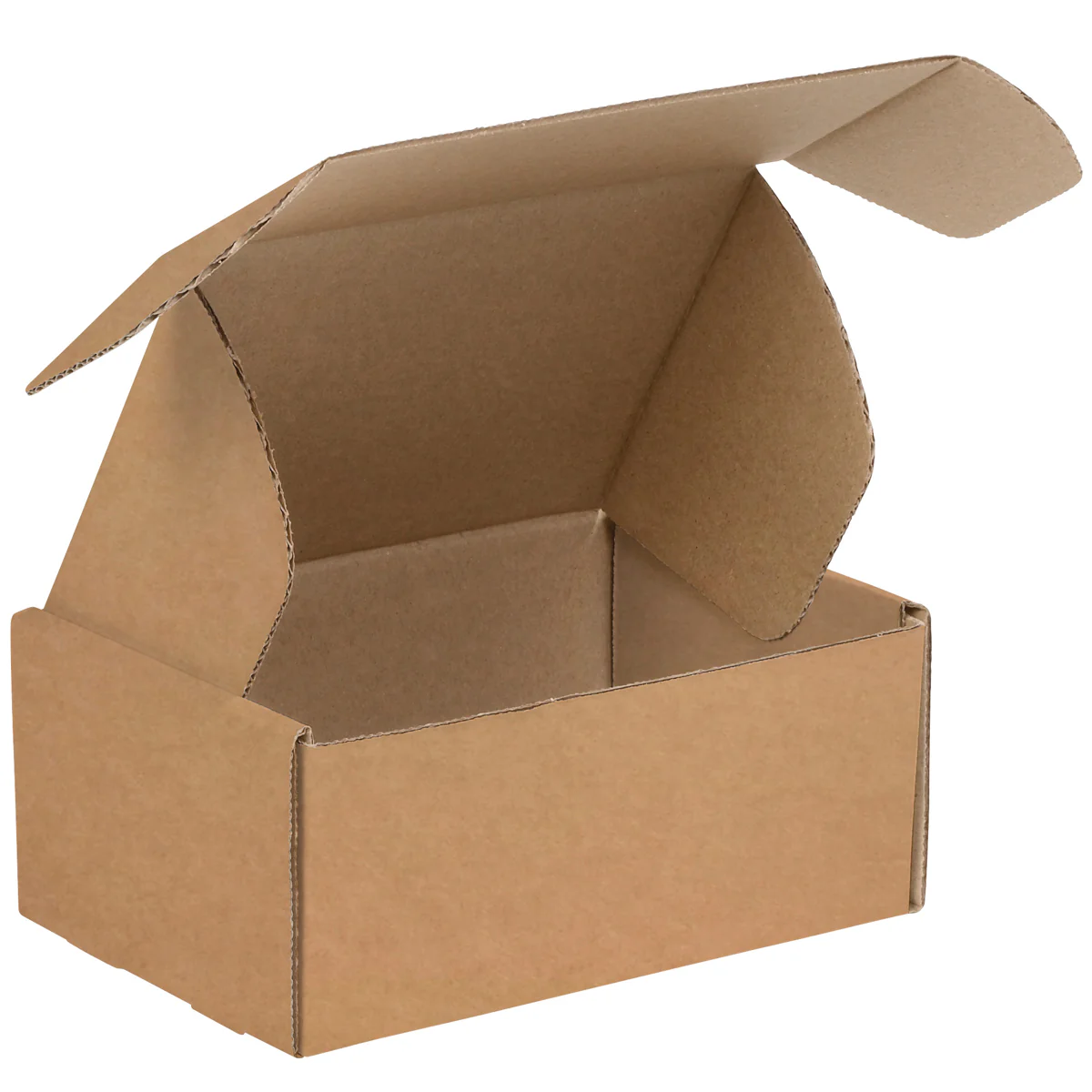 9 x 6 1/4 x 4 Brown Corrugated Deluxe Literature Mailers 50/Bundle