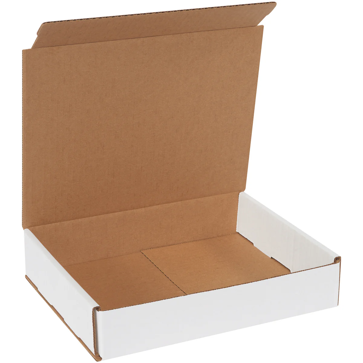 9 x 6 x 2 White Corrugated Mailers  50/Bundle