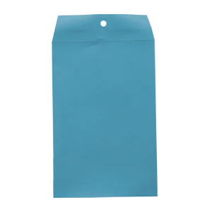 Blue 6"x9" Non-Clasp Envelopes 25/Pack