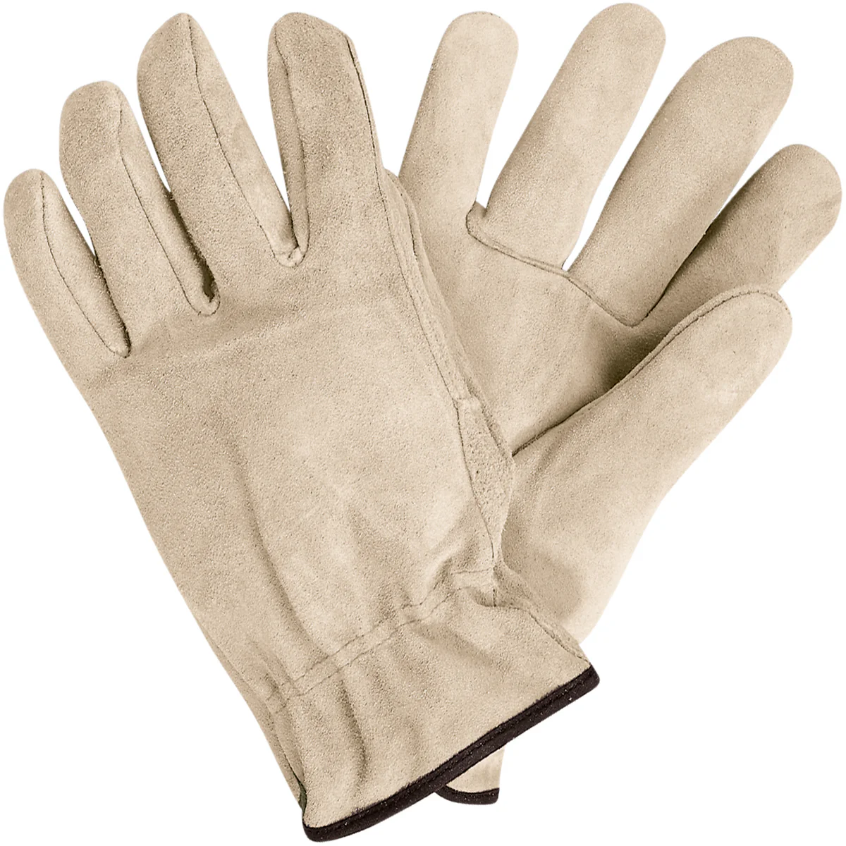 Deluxe Cowhide Leather Drivers Gloves - Large - 3 Pair/Case