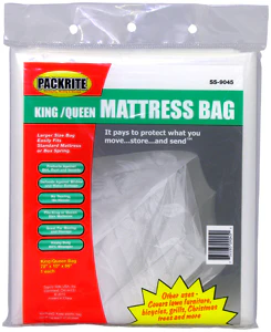 PackRite King/Queen Mattress Bag 78 x 14 x 100 , Fits Standard & Pillow Top 6/Case