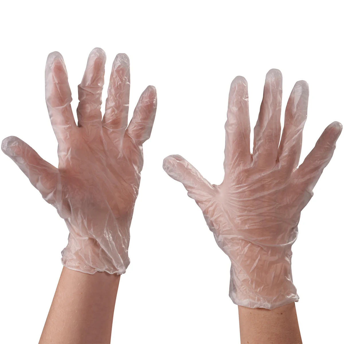 Vinyl Gloves - Clear - 3 Mil Powdered - Medium 100/Case